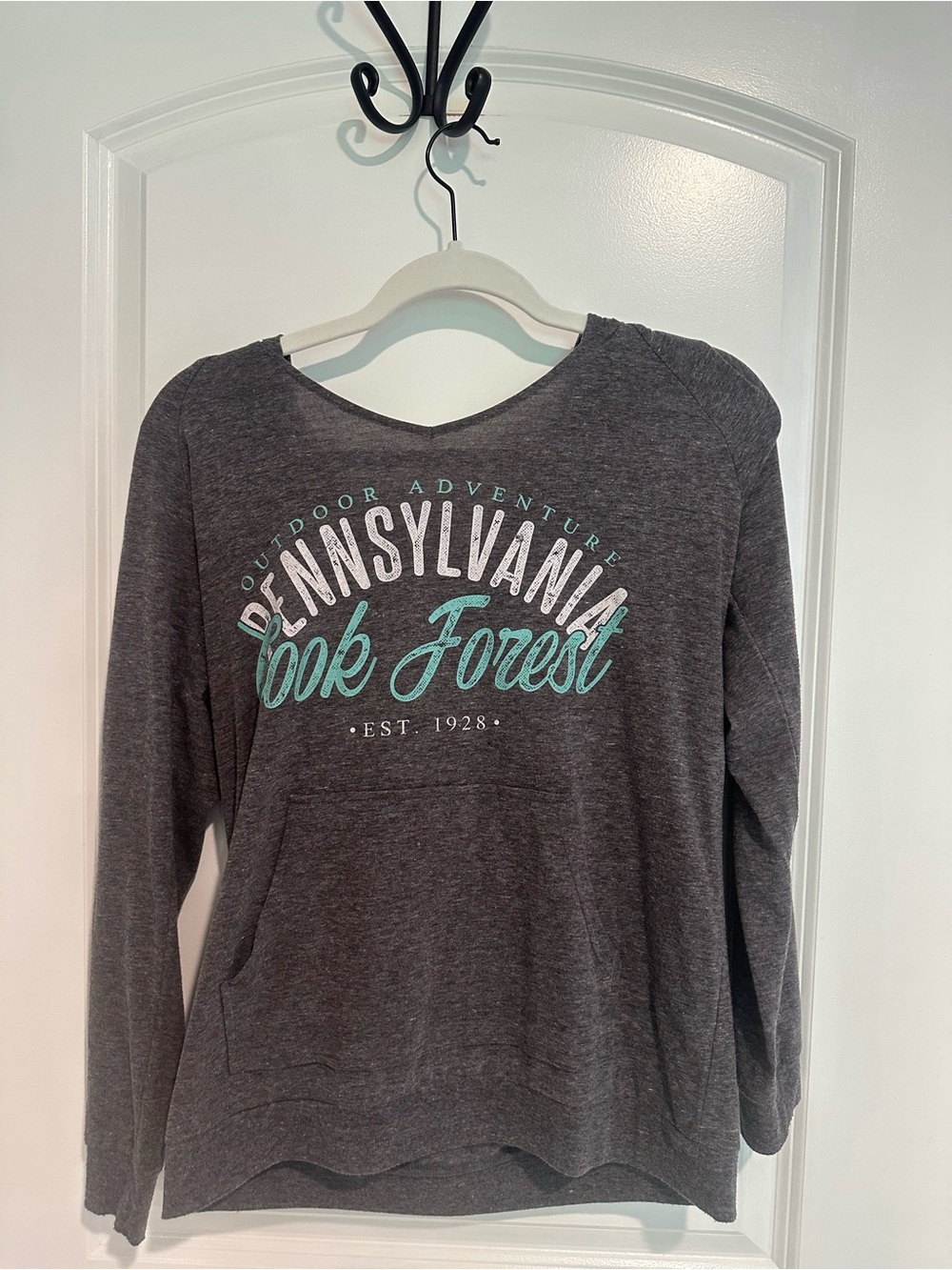 Pennsylvania Cook Forest Graphic Long-Sleeve Hooded T-Shirt